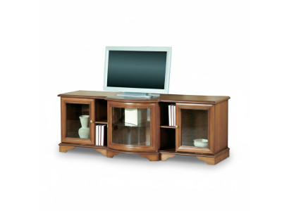 Klassischer Unterschank Fernsehschrank TV Schrank RTV Kommode Landhaus Z1-RTV
