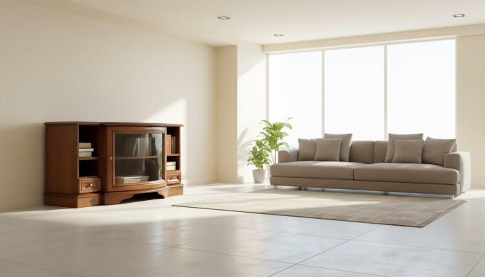 Klassischer Unterschank RTV Fernsehschrank TV Schrank Kommode Landhaus Z-RTV