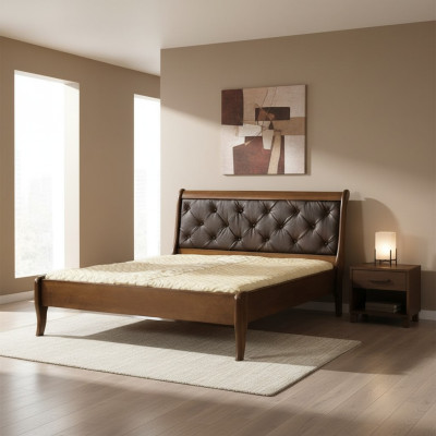 Klassisches Bett Betten Ehebett Doppelbett Holzbett Landhaus Model N-Bett T