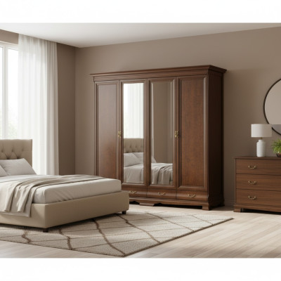 Klassische Schränke Schrank Holzschrank Schrankwand Kleiderschrank