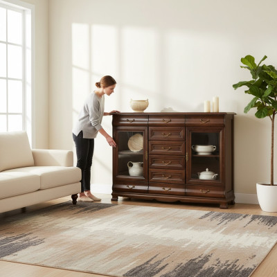 Klasická komoda skříň Beistellschrank Kommoden Landhaus Kommodenschrank Model N-K6B.