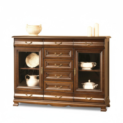Klasická komoda skříň Beistellschrank Kommoden Landhaus Kommodenschrank Model N-K6B.