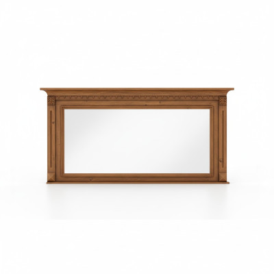 Klassischer Designer Spiegel Wandspiegel mit echten Holz Rahmen Kolonial Stil