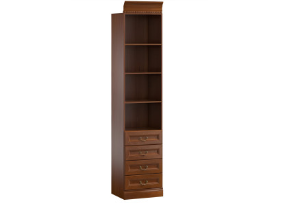 Klasické skříně skříň skříňová stěna knihovna regál vitrína - model BA-6.