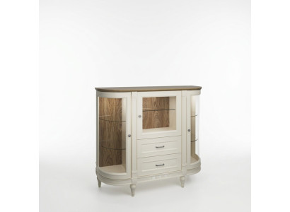 Klassische Kommode Vitrine Kommoden Vitrinenschrank Kommodenschrank FL-KBsz