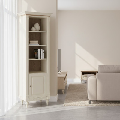 Klassische Schrank Bücherschrank Bücherregal Vitrine Vitrinenschrank FL-D1B