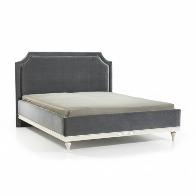 Designer Bett Betten Ehebett Doppelbett Polsterbett Lederbett - Model FL-B2