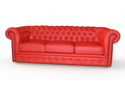 Chesterfield čalouněná pohovka gauč designová garnitura 3 sedadlová klasická *Nová*