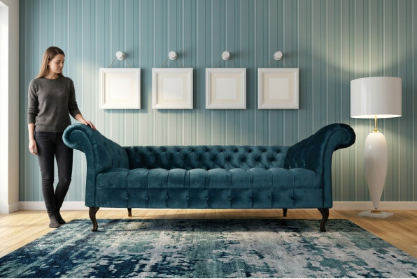 Chesterfield pohovka čalouněná, designové sedací soupravy, pohovky, souprava textil, látka textil 15