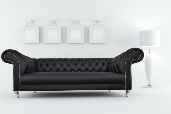 Chesterfield pohovka polstrovaný designér pohovky sedačky textilní látka textil 19