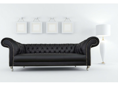 Chesterfield pohovka polstrovaný designér pohovky sedačky textilní látka textil 19