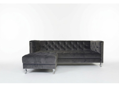 Chesterfield Sofa 3 SITZER Polster Designer Couchen Sofas Garnitur SLIII Sofa №3