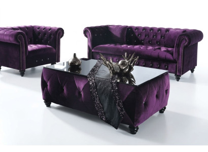 Chesterfield Sofa Polster Designer Pohovky Souprava Pohovka SLIII Pohovka č. 11
