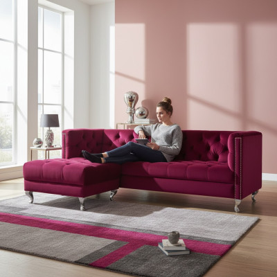 Chesterfield pohovka Čalounění Designérské pohovky Sedací souprava Pohovka SLIII Pohovka č. 12