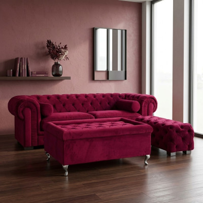 Chesterfield Sofa Polster Designer Couchen Sofas Garnitur Couch SLIII Sofa №24