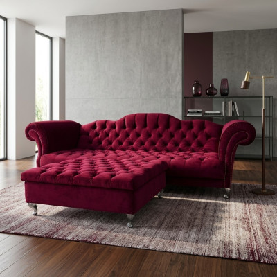 Pohovka Chesterfield Polster Designer Pohovky Sedací souprava Pohovka SLIII Pohovka č. 53