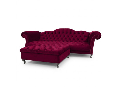 Pohovka Chesterfield Polster Designer Pohovky Sedací souprava Pohovka SLIII Pohovka č. 53