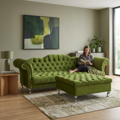 Chesterfield pohovka čalounění designové pohovky sedací souprava SLIII pohovka č. 57