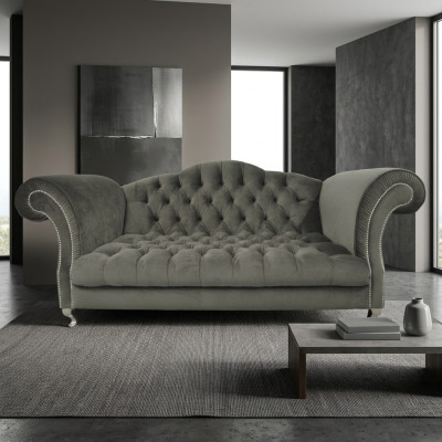 Chesterfield pohovka čalouněný designér pohovky sedací souprava gauč SLIII pohovka č. 80