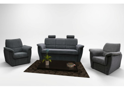 Sofagarnitur 3+1+1 sitzer bettfunktion bettkasten polstergarnitur sofa couch neu
