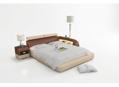 Wasserbett Hotel Doppel Bett Betten Komplett Lederbett Polsterbett Wasser LB8801