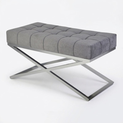 Hocker Fußhocker Ottoman Sitzhocker Sitzpouf Wohnzimmer Designer Pufa LX