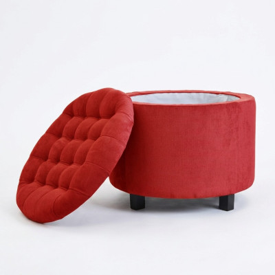 Hocker Fußhocker Ottoman Sitzhocker Sitzpouf Wohnzimmer Designer Solano