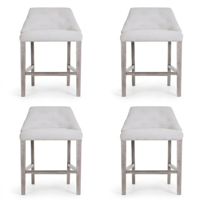 4x Židle Barový Barmanský Barský Židle Bary Židle Berlín Sedačky Chesterfield Design Styl