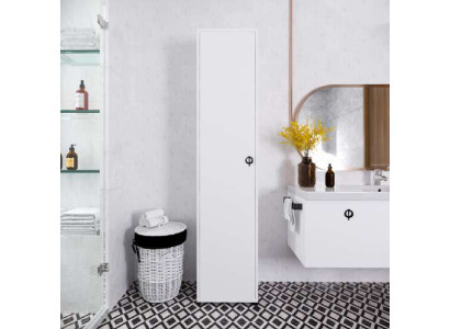 Badezimmerschrank Weiß Farbe Modern Luxus Rechteckig Badschrank Badezimmer