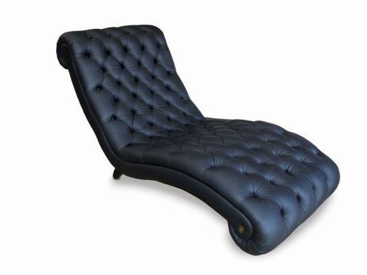 Chesterfield Liege Chaiselongues Couch Sofa Ledersofa Vintage Kristallen NEU