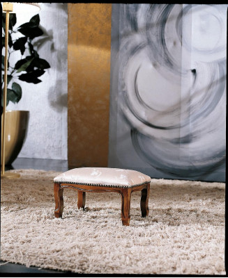 Otomanské posezení Chaise Upholstered Pufa Bänke Design Upholstered Ottoman Stool Footstool