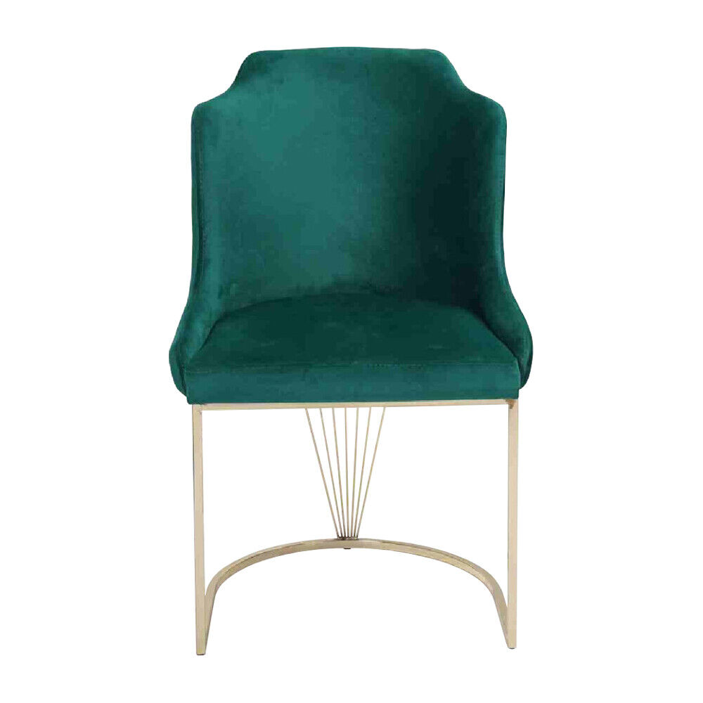 Designer Zelená jídelní židle Luxus Jednosedadlové Moderní jídelní nábytek
