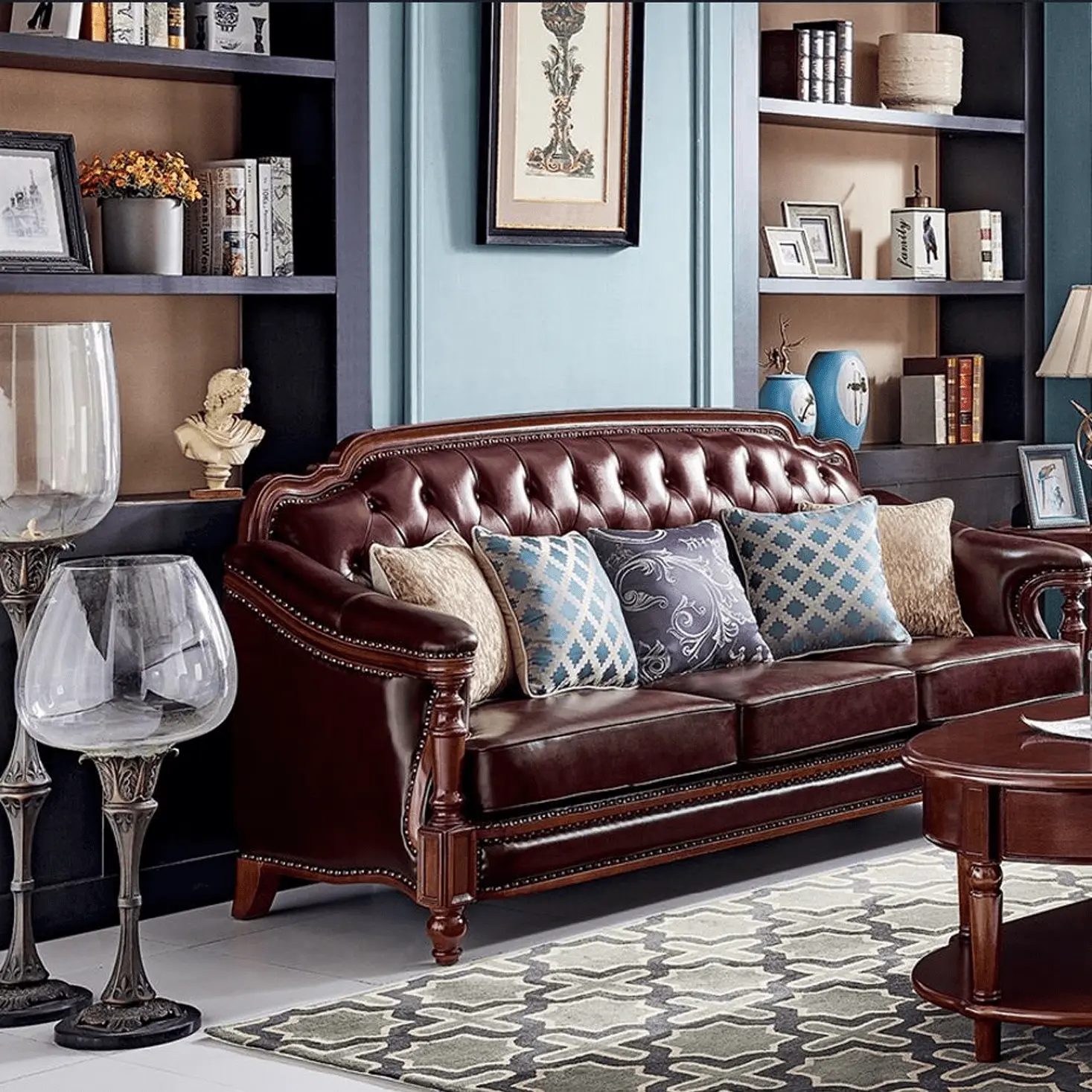 Klasická pohovka Chesterfield