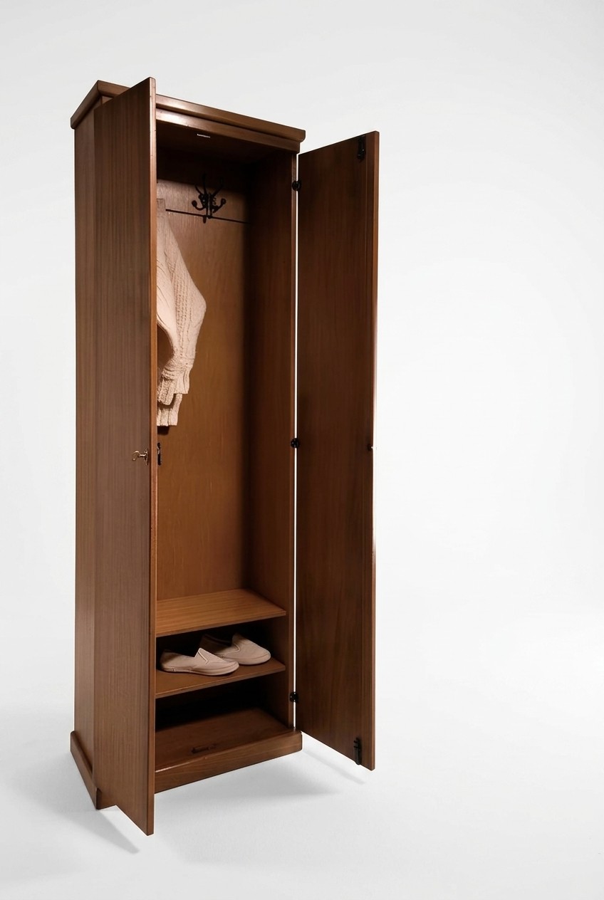 Garderobe Kleiderschrank Schrank Naturholz Massivholz Schränke Flur Massiv Holz